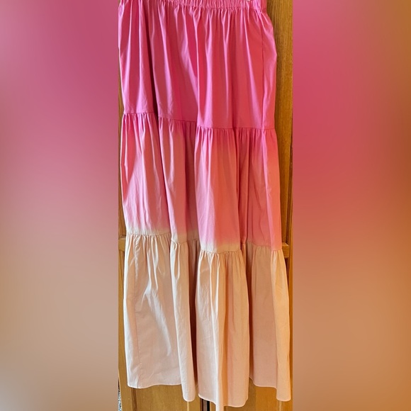 Italian brand Semicouture 01 maxi skirt in crisp cotton with lycra. - Picture 2 of 7